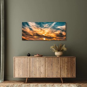 Tablou cu nori (120x50 cm)