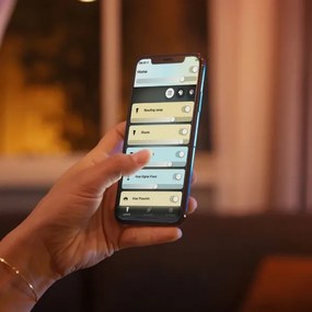 Spot LED dimabil Philips Hue RUNNER 1xGU10/4,2W/230V negru + telecomandă