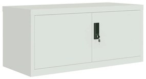 vidaXL Fișet, gri deschis, 90x40x40 cm, oțel