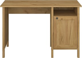 Birou KLARK, stejar auriu, PAL, 120x60x77 cm