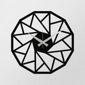 Ceas de perete Triangle S007 Black , 48 x 48 cm