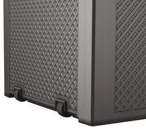 Cutie de depozitare pentru grădină Emily 270L, antracit, din plastic