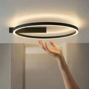 Plafoniera LED moderna Arte Top 15W+15W CCT Switch Bk