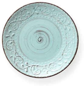 Farfurie din ceramică Brandani Serendipity, ⌀ 27,5 cm, turcoaz