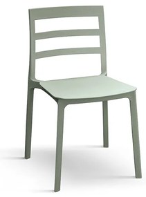 SCAUN RIGATO -POLIPROPILENA- HORECA - VERDE FISTIC