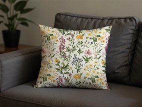 Fata de perna decorativa HERBELLE 45x45 cm, crem