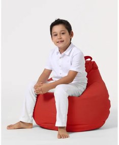 Fotoliu puf 60x60 cm roșu