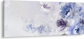 Tablou - Flori,pictură texturată (120x50 cm)
