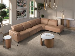 Masuta de cafea design LUX Porcelain Marble 80cm