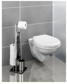 Suport pentru hârtie igienică și pentru perie de toaletă Wenko Rivalta
