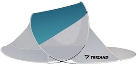 Cort de plaja SUNSHADE 120x220 cm, albastru-alb