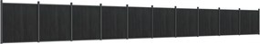 vidaXL Panou pentru gard, gri, 1737x186 cm, WPC