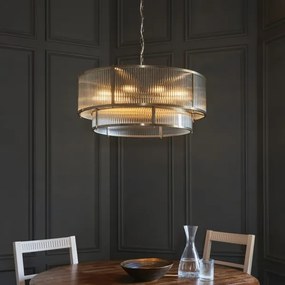 Endon 119456 - Candelabru RIDGETON pe lanț, 8xE14/7W/230V, alamă