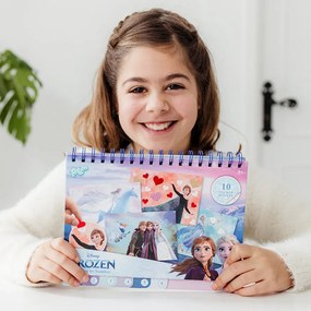 Disney Regatul de gheață Destiny set de autocolante puzzle și colorat