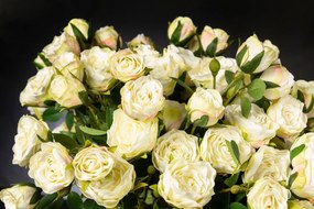 Aranjament floral mediu design LUX SFERA ROSES