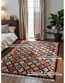 Covor reversibil, țesut manual din lână 200x290 cm Kamal Zara – Nouristan