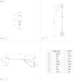 Lampă de perete LORETO 1xE27/28W/230V Eglo 900614