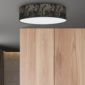 Plafonieră SATINO 3xE27/60W/230V neagră/aurie