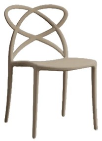 SCAUN INFINITY- POLIPROPILENA- HORECA - BEJ TORTORA