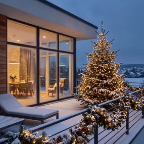 BRILAGI - Ghirlandă LED de exterior pentru Crăciun, 180 LED, 8 m, IP44, alb cald