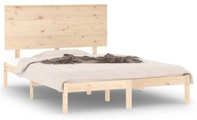 3104798 vidaXL Cadru de pat, 120x200 cm, lemn masiv de pin