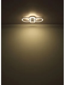 Plafonieră LED Globo 48039-40 LORETTA LED/40W/230V d. 35,5x53 cm negru