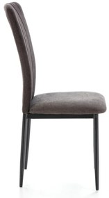 Scaune de dining negre 4 buc. Holly – Marckeric