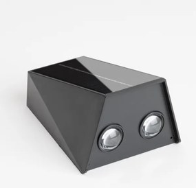 Aplică LED solară Brilagi PYRAMID LED/2W/3,2V 1300 mAh IP54