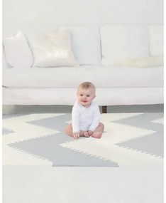 Puzzle din spumă 72 buc. gri/bej Skip Hop