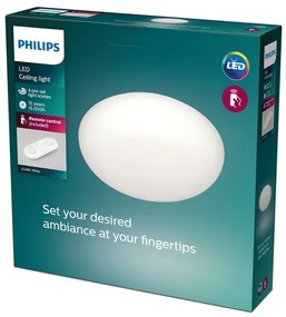 Philips TOBA LED plafonieră dimabilă 1x23W/230V cu telecomandă