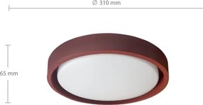 Brilagi - Lampă de tavan MATTEO LED/24W/230V, Ø 31 cm, roșie