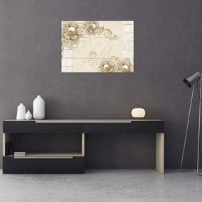 Tablou pe sticlă - Motiv decorativ (70x50 cm)