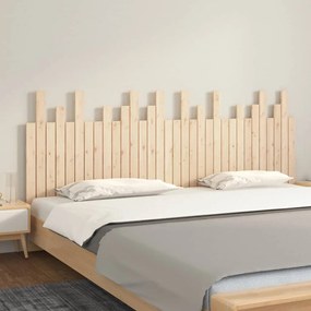 vidaXL Tăblie de pat pentru perete, 204x3x80 cm, lemn masiv de pin
