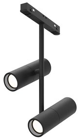 Spot LED, accesoriu pentru sina magnetica Exility, Elti Duo negru