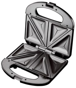 Sandwich-maker Floria ZLN-4304, Negru, 750 W, Placi antiaderente model triunghi