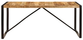 247414 vidaXL Masă de bucătărie, 180 x 90 x 75 cm, lemn masiv de mango