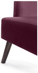 Fotoliu mov wing cu tapițerie din catifea Noemye – Bonami Selection