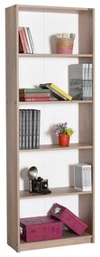 Biblioteca Adore Modern, 5 rafturi, 64x182x26 cm