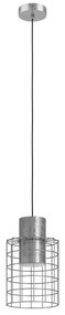 Lustră pe cablu MILLIGAN 1xE27/40W/230V d. 20 cm argintie Eglo 43647