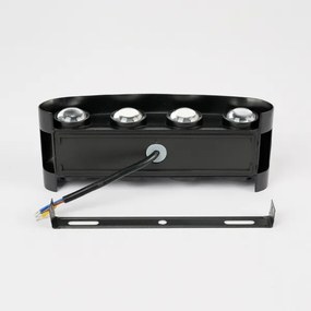 Brilagi - Aplica LED de exterior FLAREBOX LED/8W/230V negru IP65