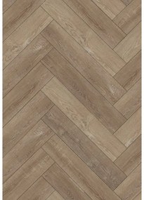 Mexen Windsor mostră de panouri din vinil Herringbone SPC 6,5 mm, substrat IPEX 1,5 mm, 4 V-Fuga, Stejar - F1167-S