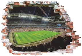 Sticker cu efect 3D - Meci de fotbal