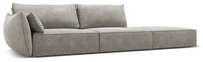 Șezlong gri deschis (cu colț pe partea stângă ) Vanda – Mazzini Sofas