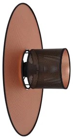 Aplică TOKYO Duolla SHINY 1xE27/15W/230V d. 50 cm cupru/negru