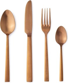 Tacâmuri arămii din oțel inoxidabil 16 buc. pentru 4 persoane Hestia – Bizzotto