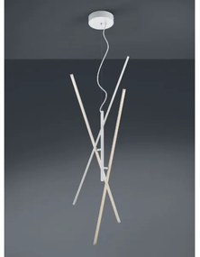 Lustră LED pe cablu dimabilă TIRIAC 3xLED/8,5W/230V albă Trio