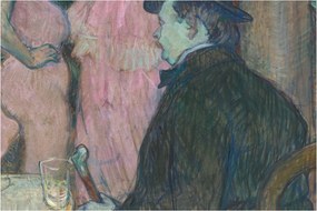 Tablou - Henri de Toulouse-Lautrec, Maxime Dethomas, reproducere (90x60 cm)