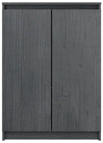 Servanta, 60x36x84 cm, gri, lemn masiv de pin 1, Gri