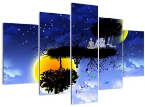 Tablou - Reflecția echilbrului (150x105 cm)