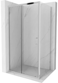 Mexen Apia cabină de duș extensibilă 90 x 70 cm, transparent, Crom - 840-090-070-01-00